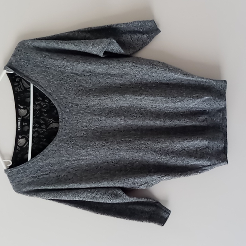 Express Top With Lace Backing, Size XS